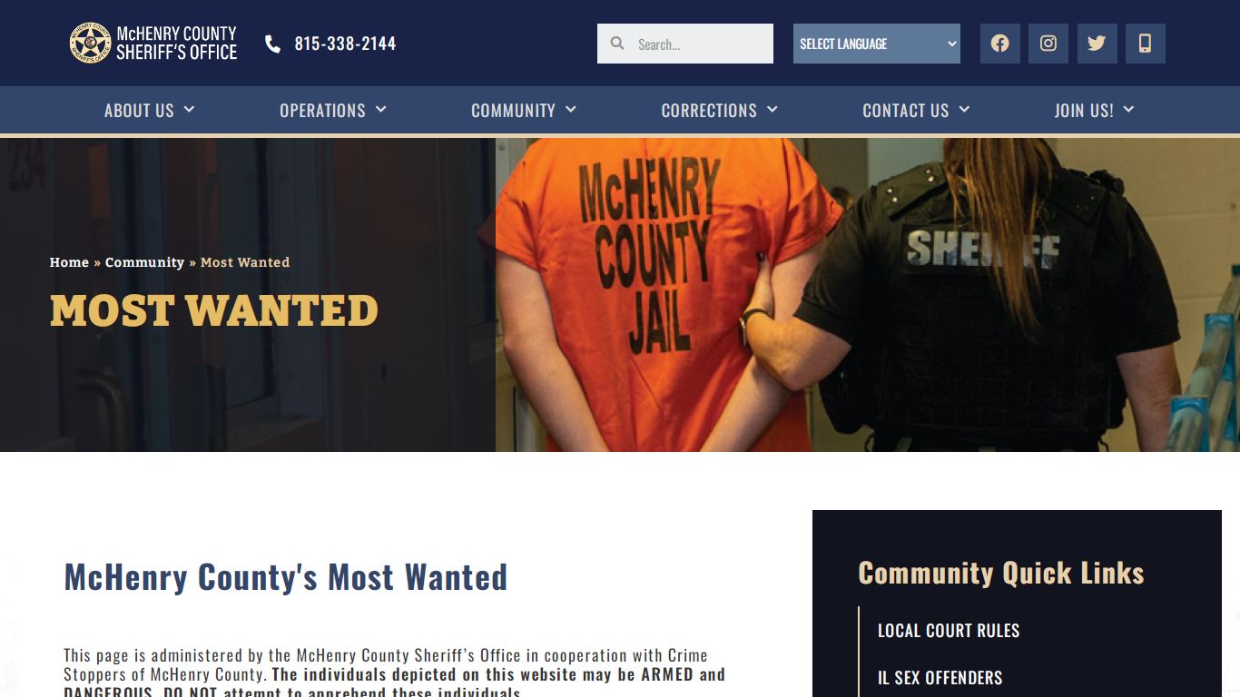 McHenry County Sheriff